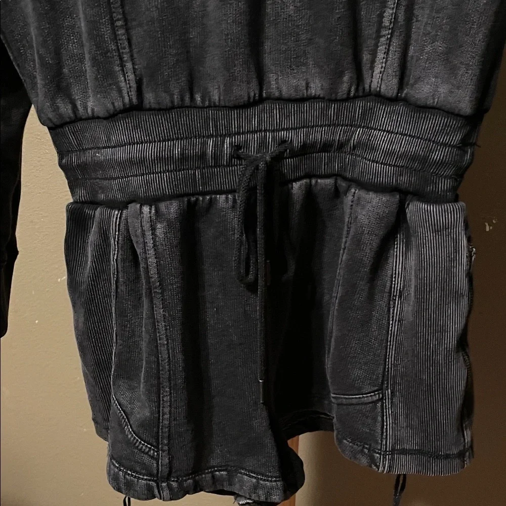 Free People Black Romper
